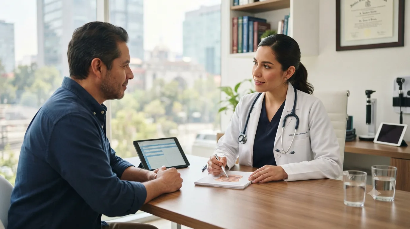 Cirujano general para pacientes con hernias en CDMX
